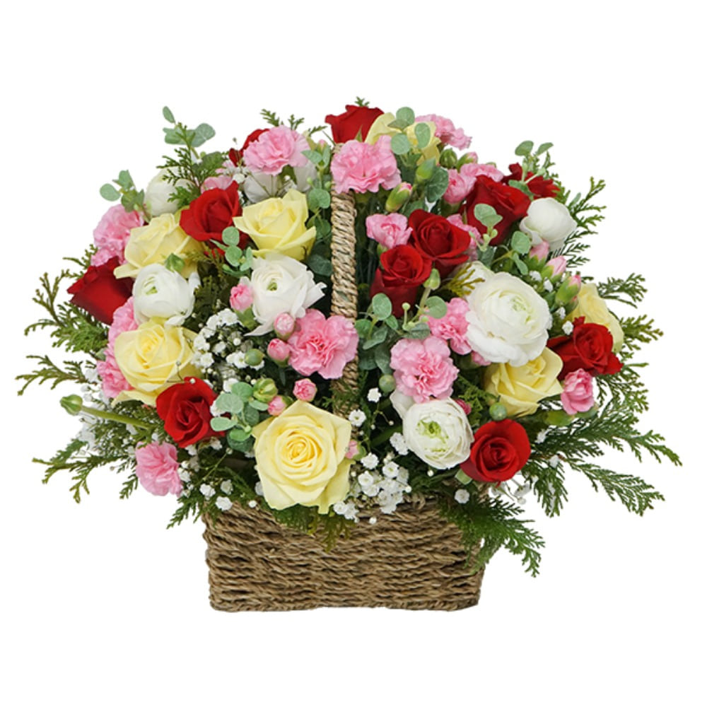 스윗러브 꽃바구니 / 배달 개업 축하 장미 결혼 전국 꽃배달싼곳 꽃집 생화 이벤트